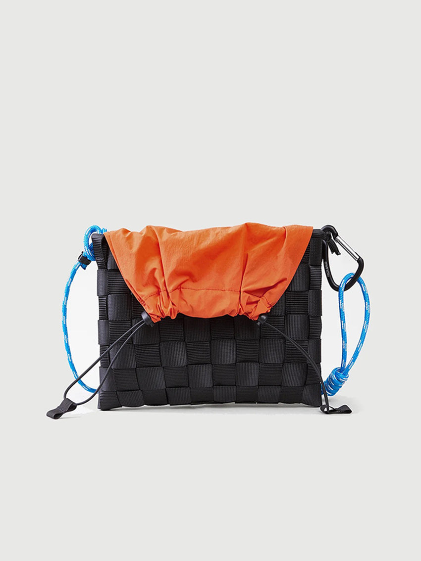 A211 Drawstring Sling Basket - Envelope - Curium Orange - Sodium Blue
