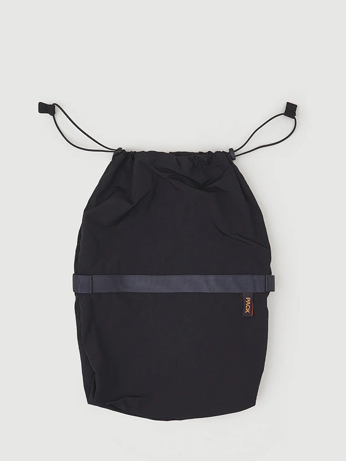 M111 Drawstring Pouch Medium Lead Black