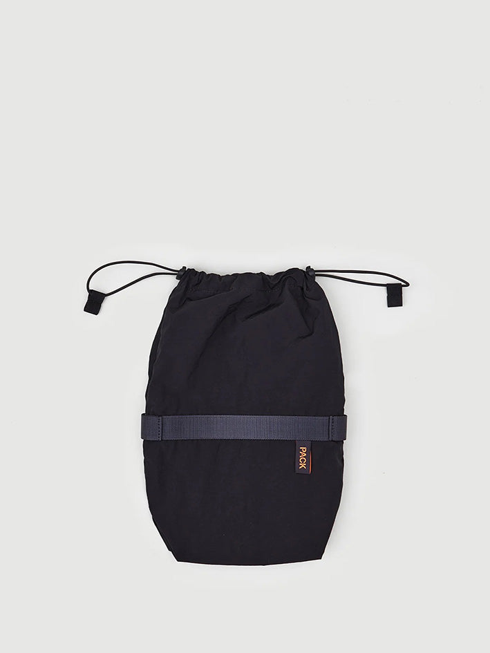 M110 Drawstring Pouch Small Lead Black