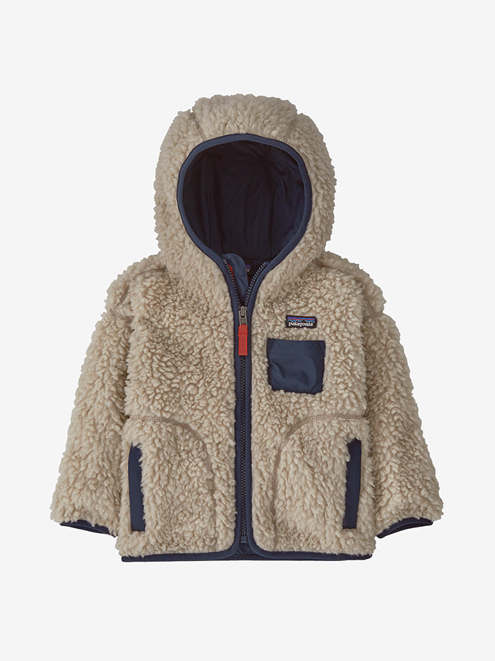 Baby Retro-X Hoody Natural New Navy