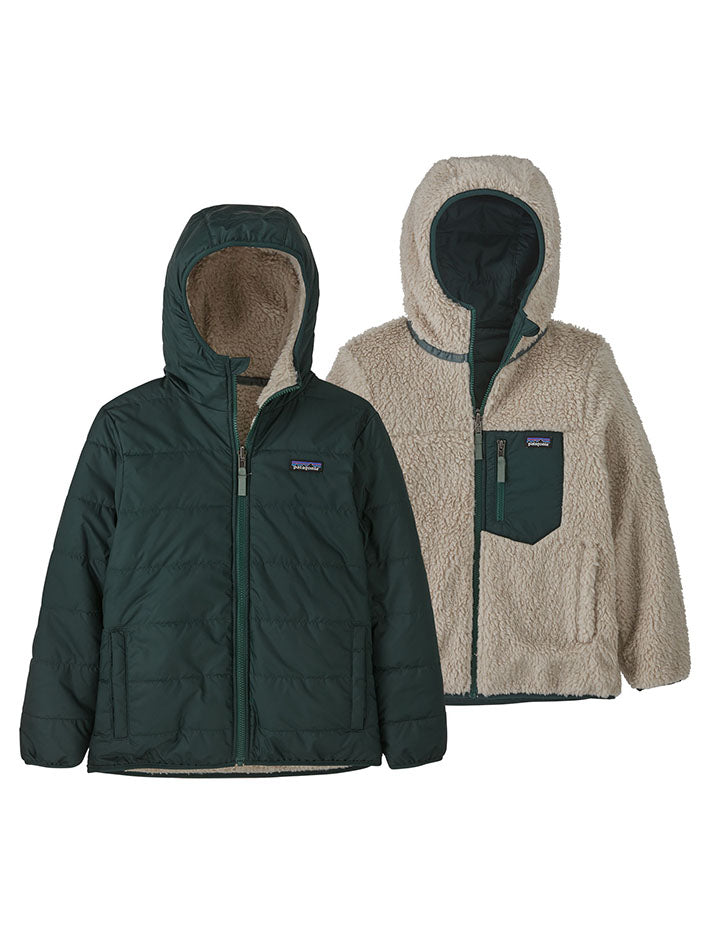 Kids Reversible Ready Freddy Hoody Northern Green