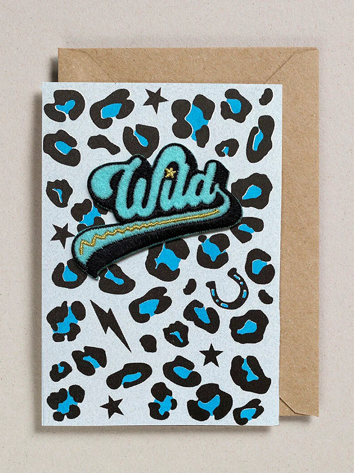 Patch Card Animal Print Wild