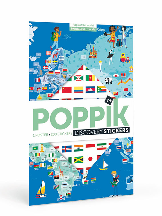 Sticker Poster Flags