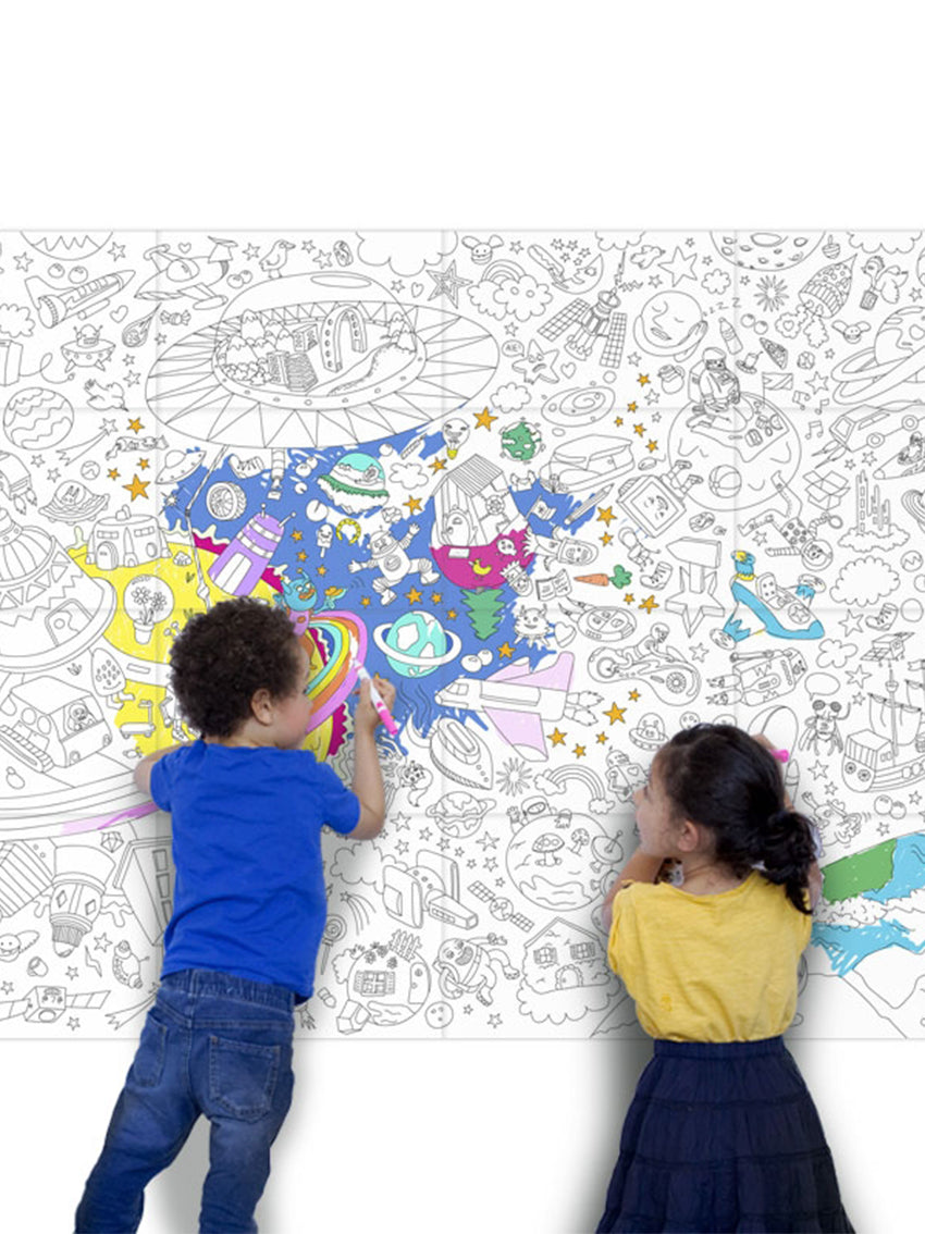 Cosmos Coloring Poster