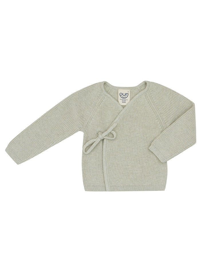 Kimono Silk/Cotton Top Tea Green