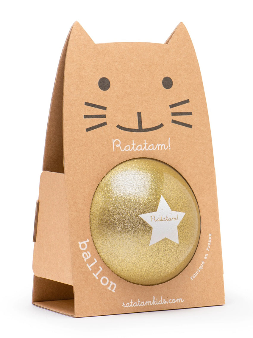 Glitter Ballon Gold 15cm