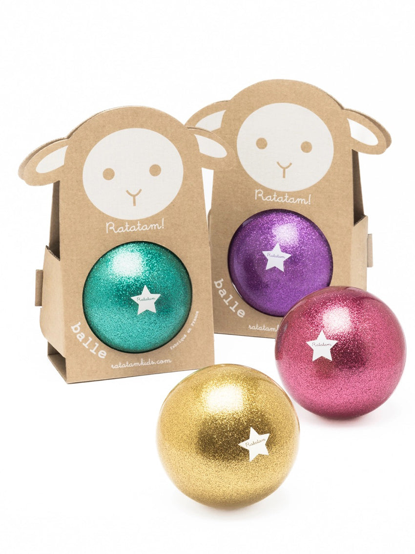Sheep Glitter Ballon Gold 10cm
