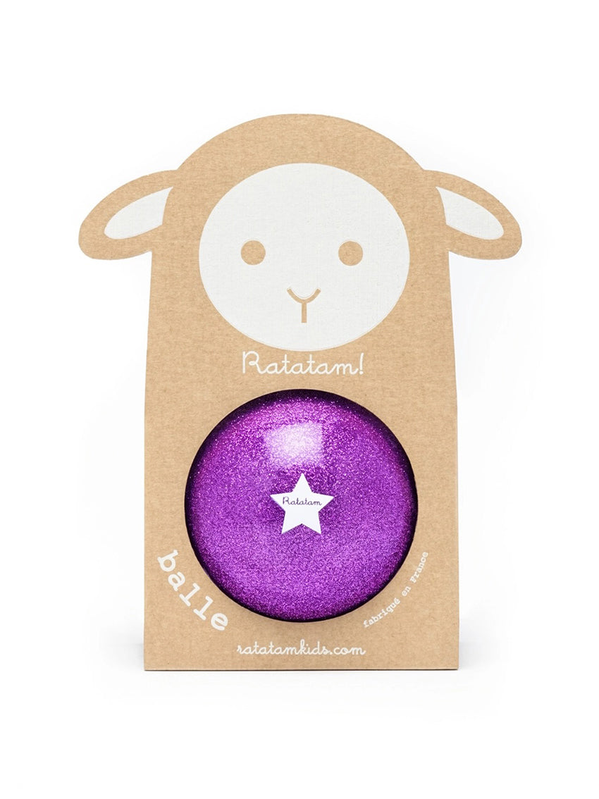 Sheep Glitter Ballon Purple 10cm