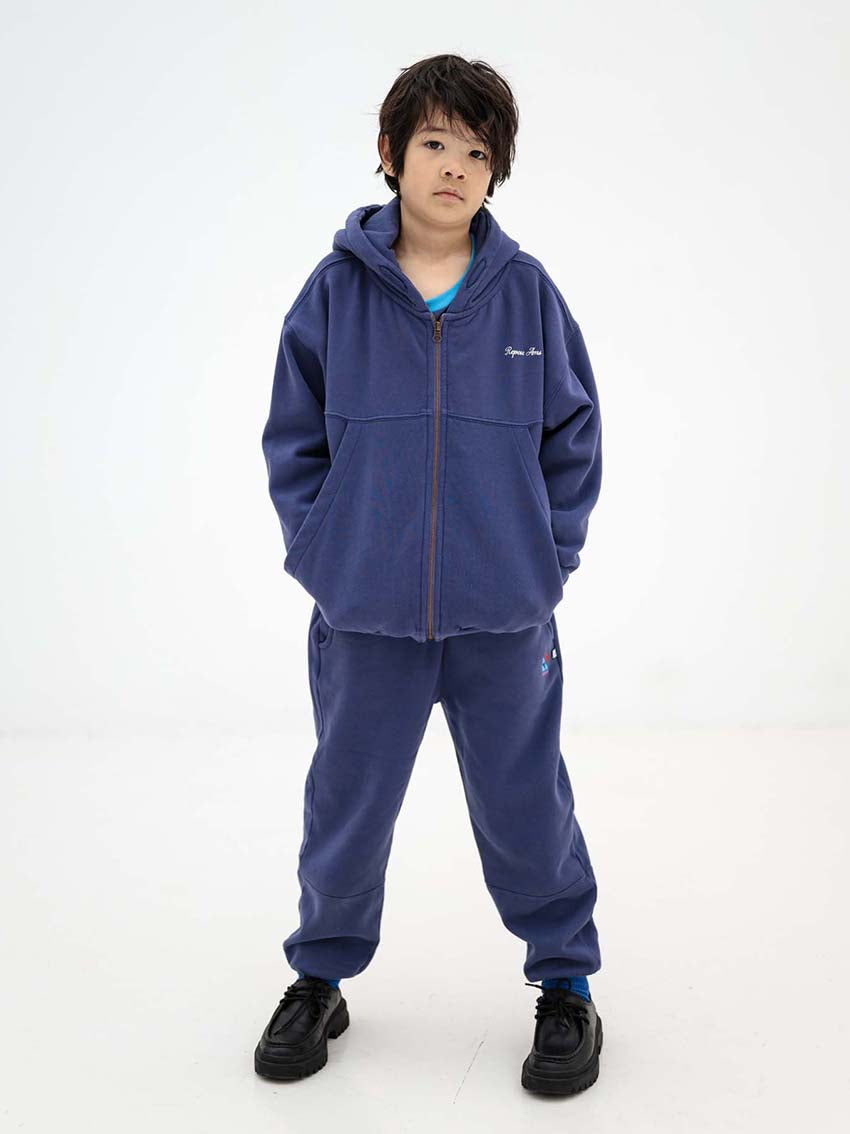 Zip Hoodie Sweater Eclipse Blue