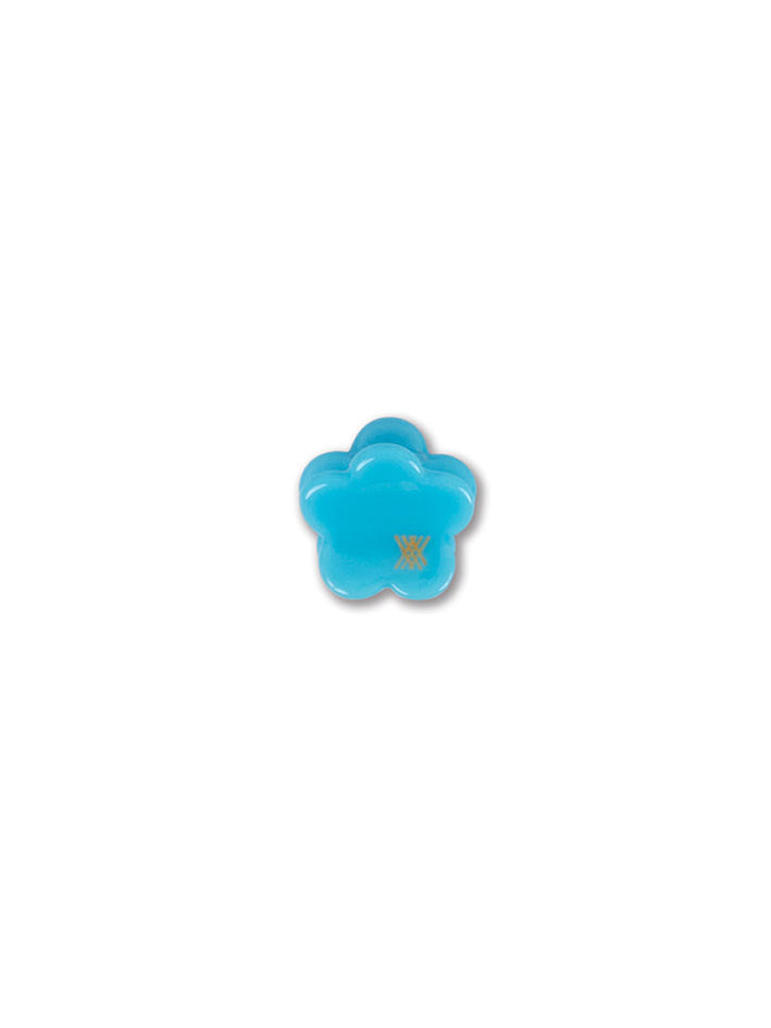 Flower Hair Clamp Small Washed Blue