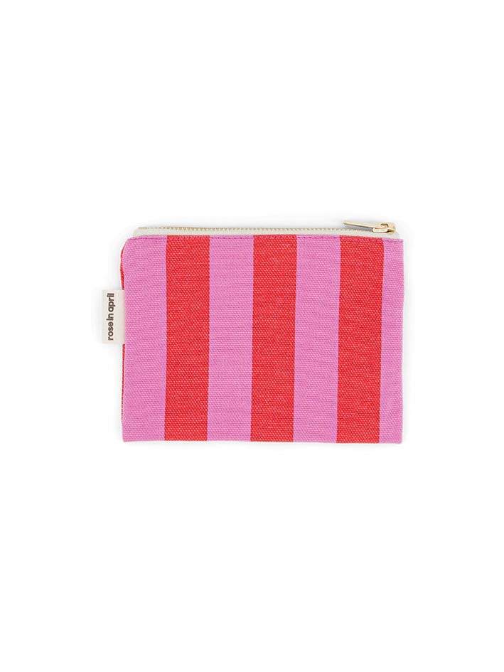 Marie Stripes Orchid Tomato Purse