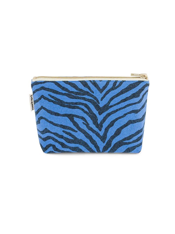 Sofia Zebrou Greek Blue Pouch