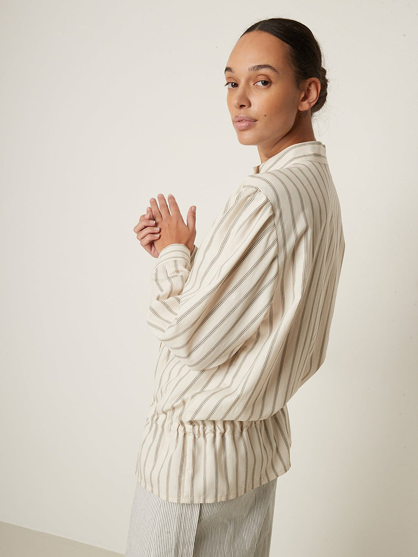 Anne Shirt Cream Stripe