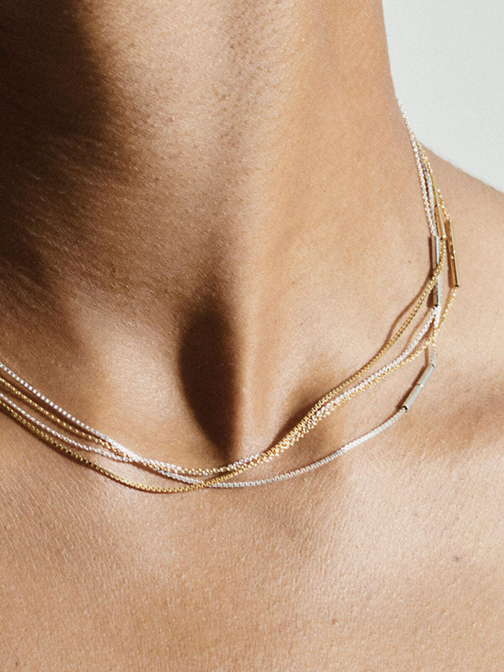 Fine Necklace Cubic Gold