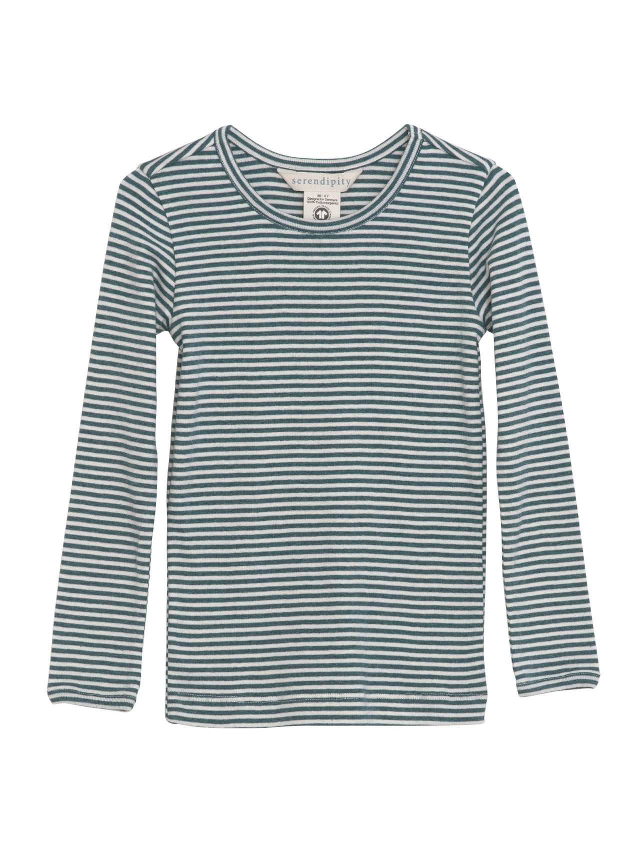 Slim Tee Stripe Arctic/Offwhite