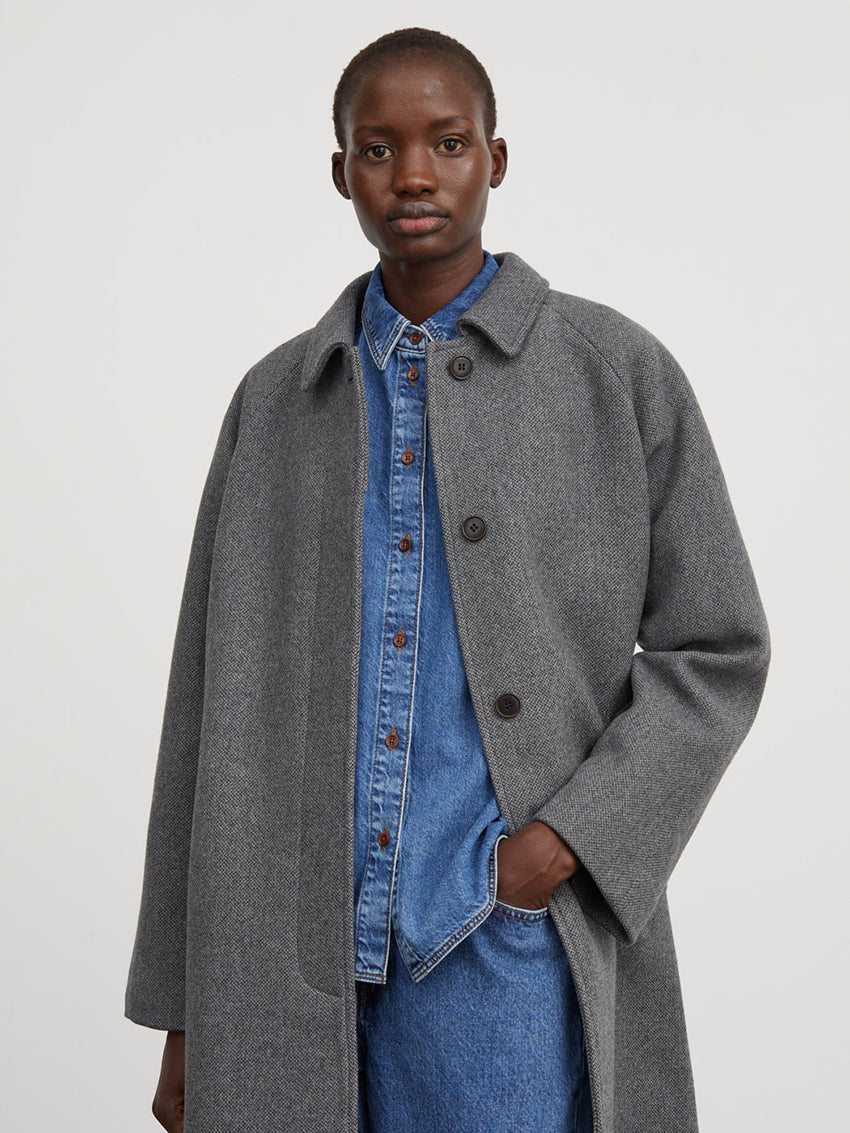Skall Studio Mary Coat Grey Structure — Skall Studio — Making Things