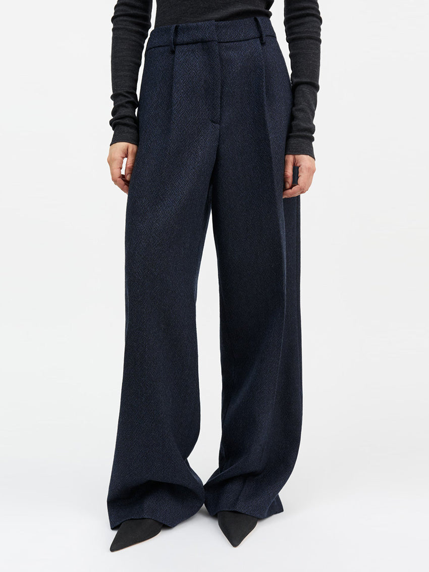 Thom Trousers Navy Black