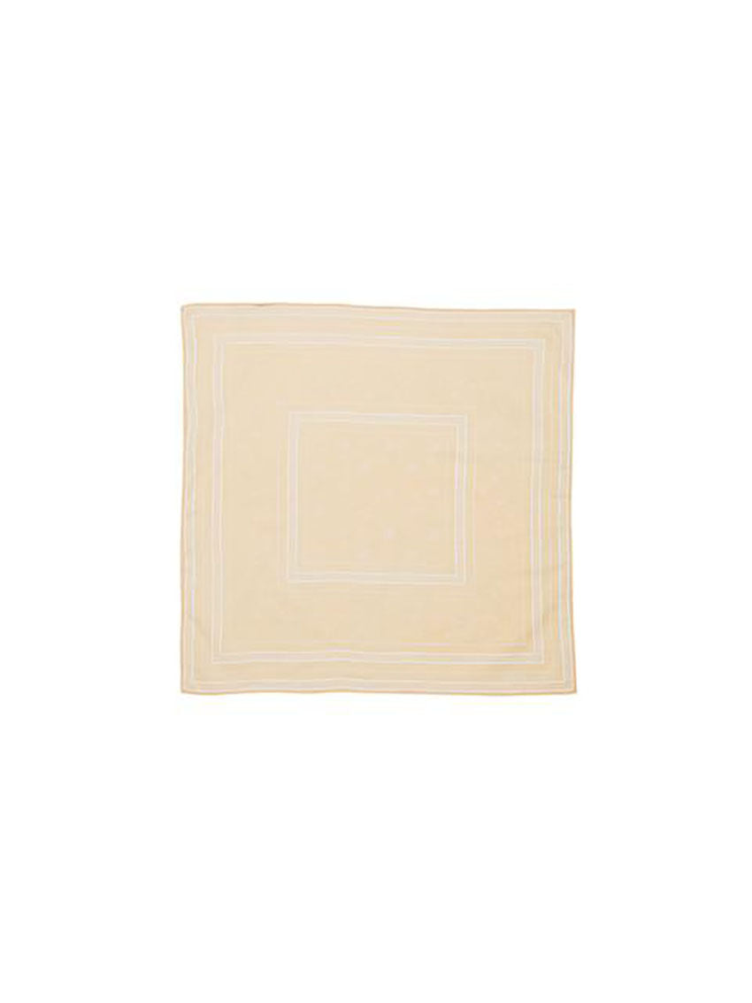 Skall Classic Scarf 55X55 Light Peach White