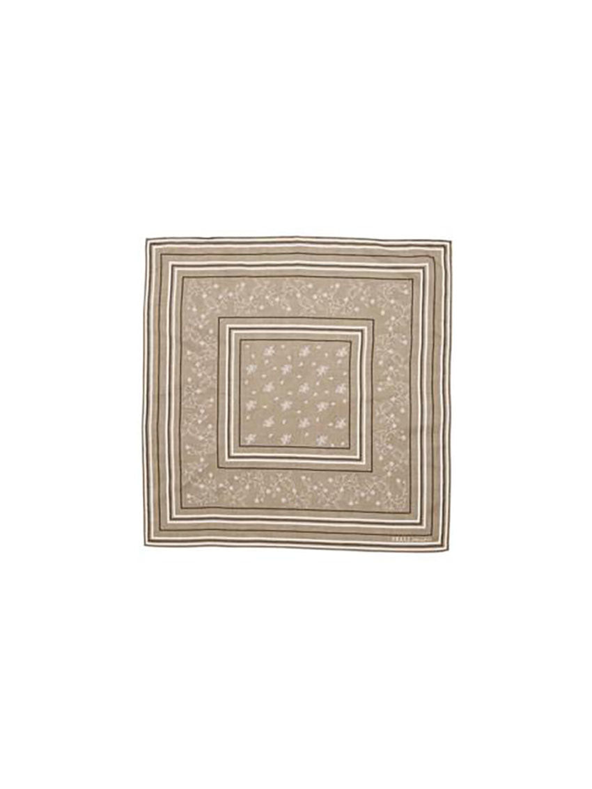 Skall Classic Scarf 55X55 Moss White Black