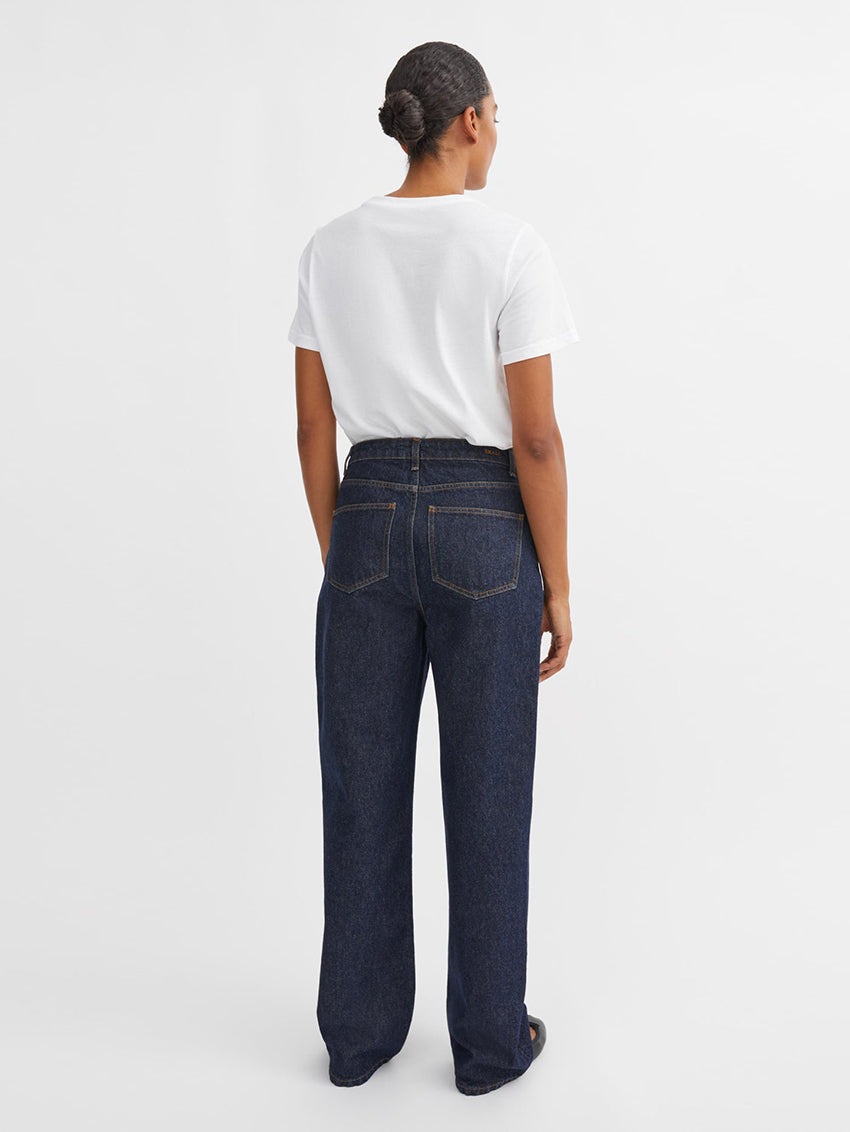 Maddy Straight Jeans Indigo Blue