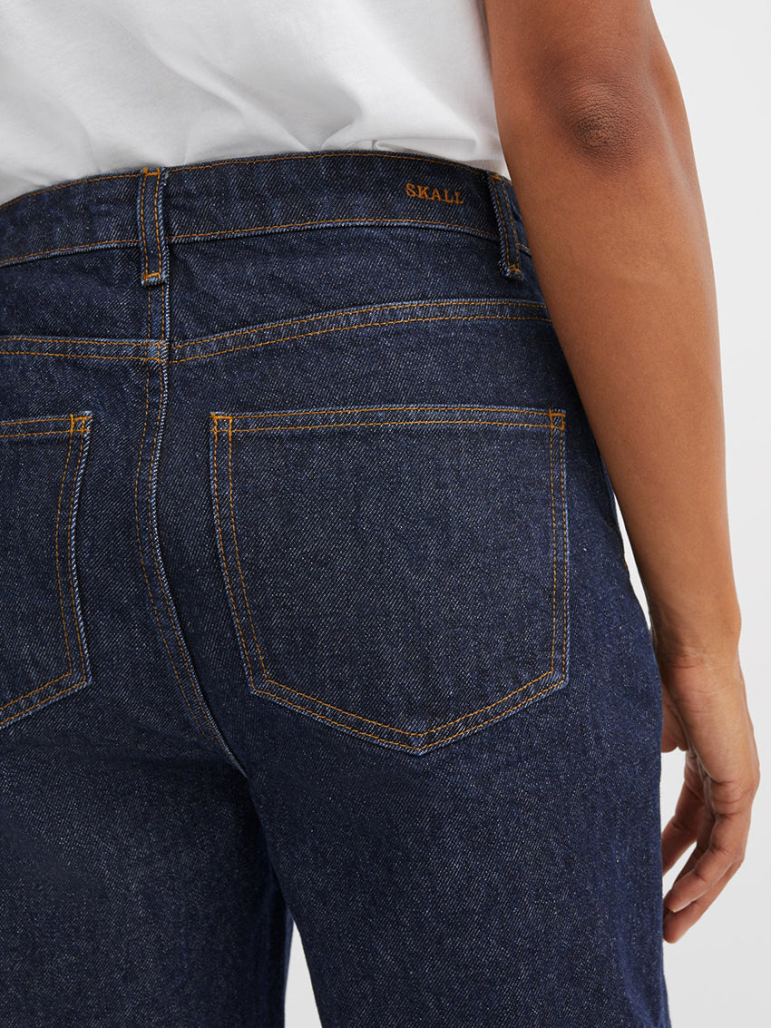 Maddy Straight Jeans Indigo Blue