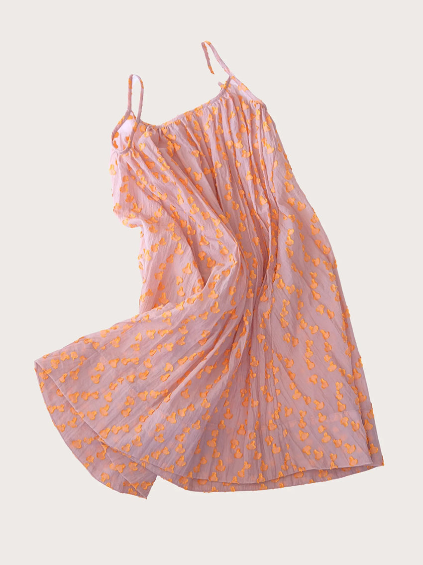 Cleo Sheer Dot Slip Dress