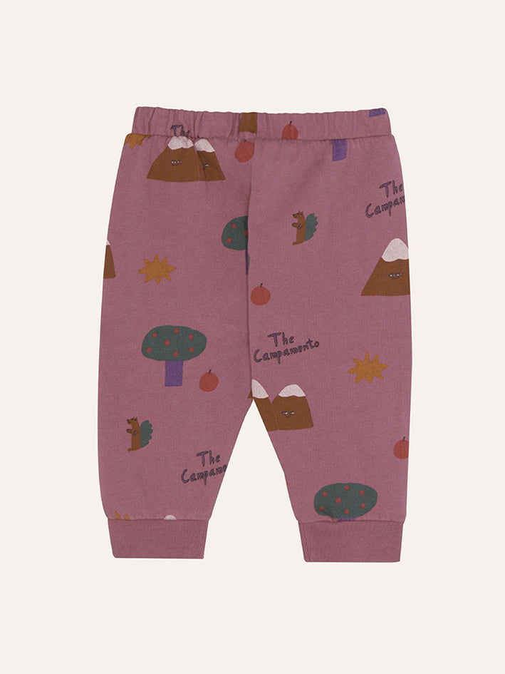 Mountains Purple Baby Pants