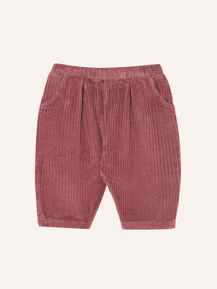 Purple Corduroy Baby Trousers