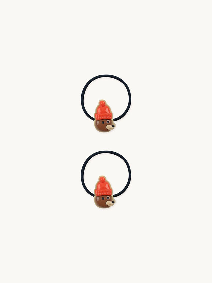 Bear Hair Rubber Set Brown