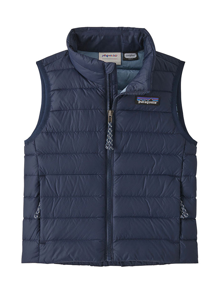 Kids Down Sweater Vest New Navy