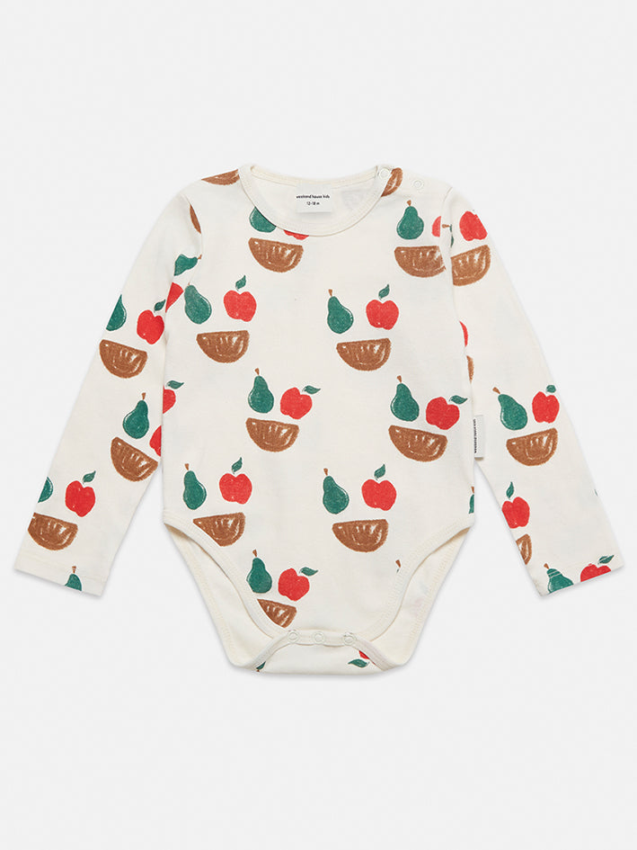 Fruity Allover Baby Body White