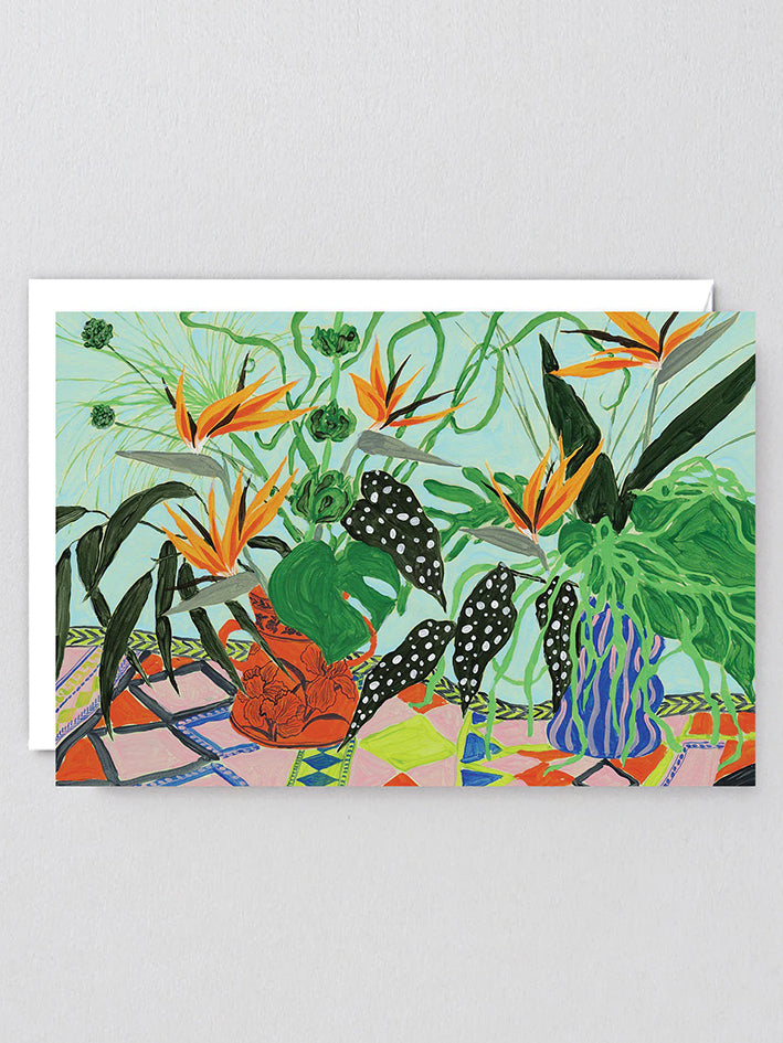 Birds of Paradise Art Card