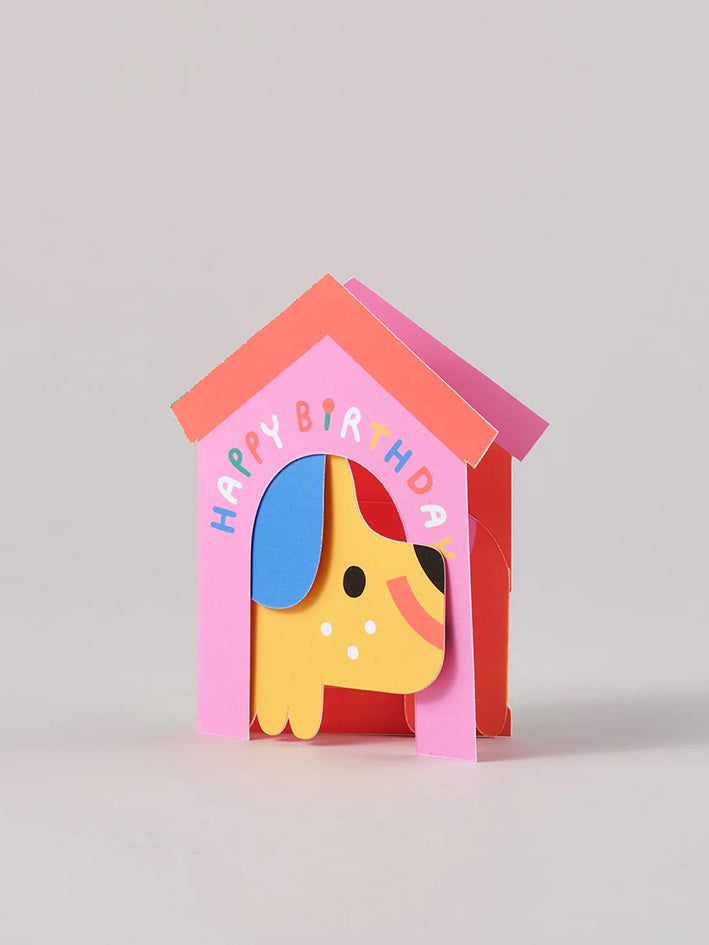 Dog and House  Fold out Card