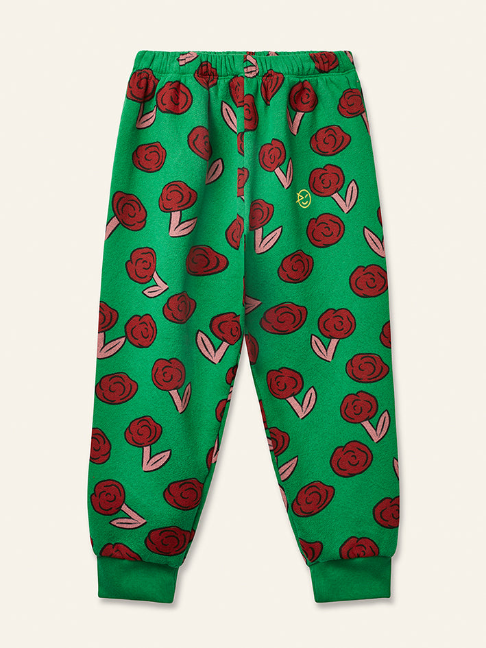 Dancing Dahlia Pant Python Green