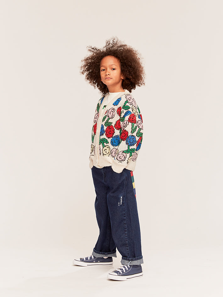 Kukka Cardigan Floral Colour