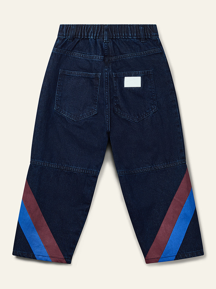 Wrapped Jeans Rinse Washed