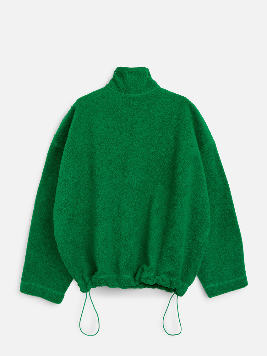 Aaron Zip Fleece Jacket Green