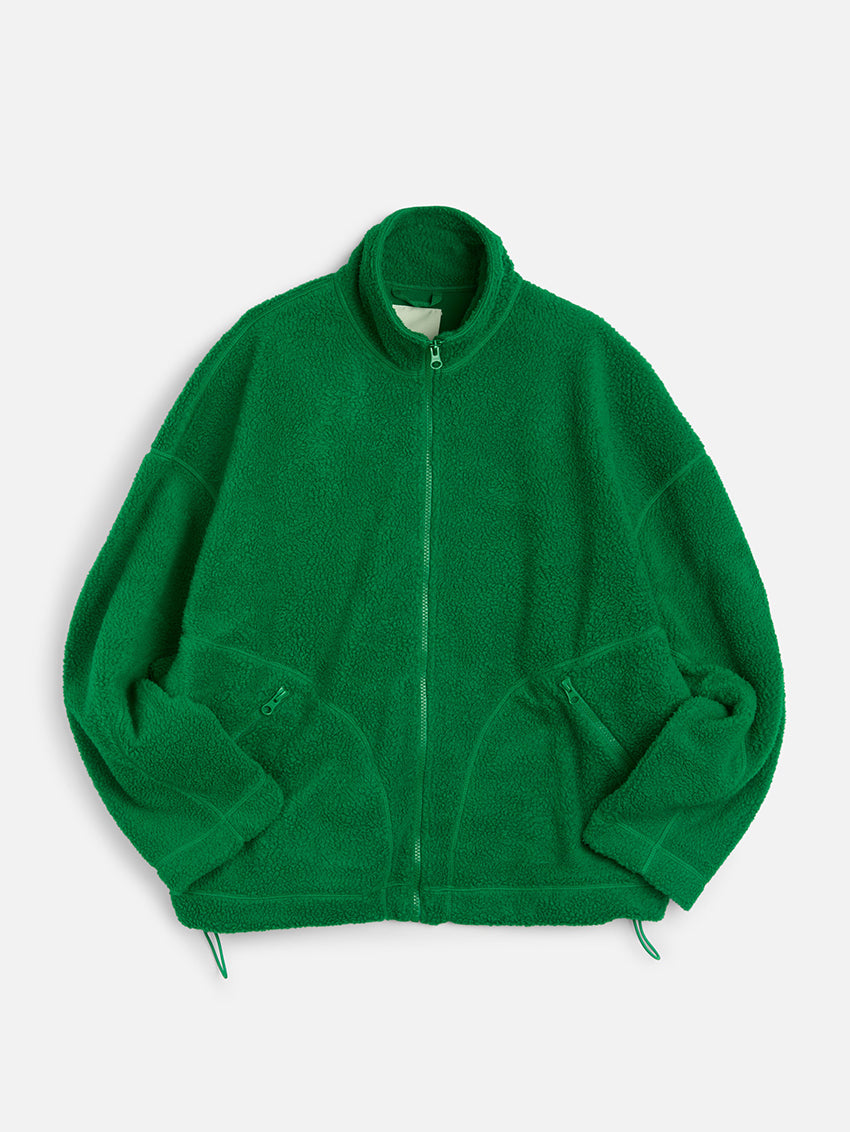 Aaron Zip Fleece Jacket Green