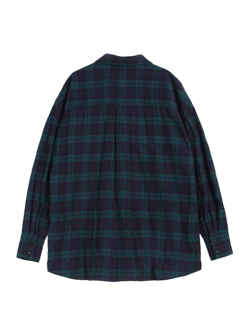 Lena Shirt Navy/ Green Check