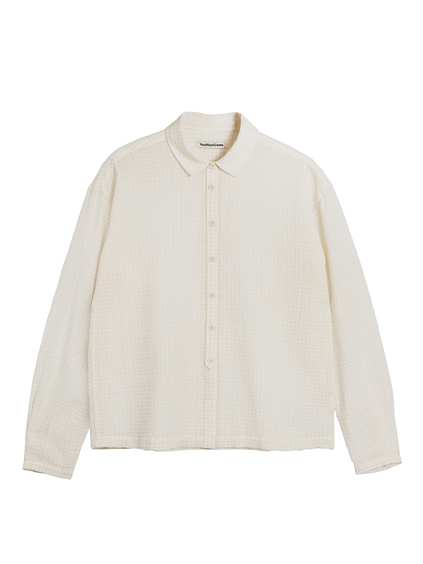 Marianne Shirt White/ Yellow
