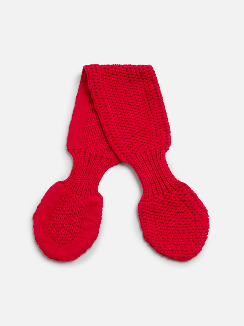 Slotted Scarf Red