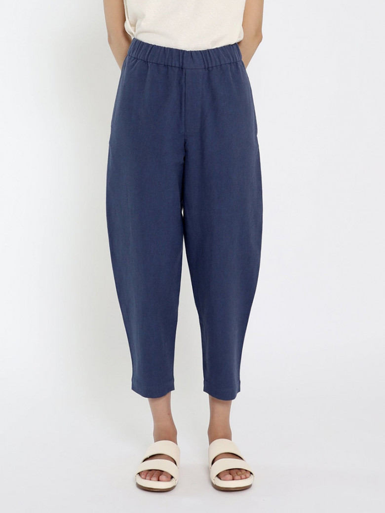 Making Things – Signature Elastic Pull Up Trouser French Blue