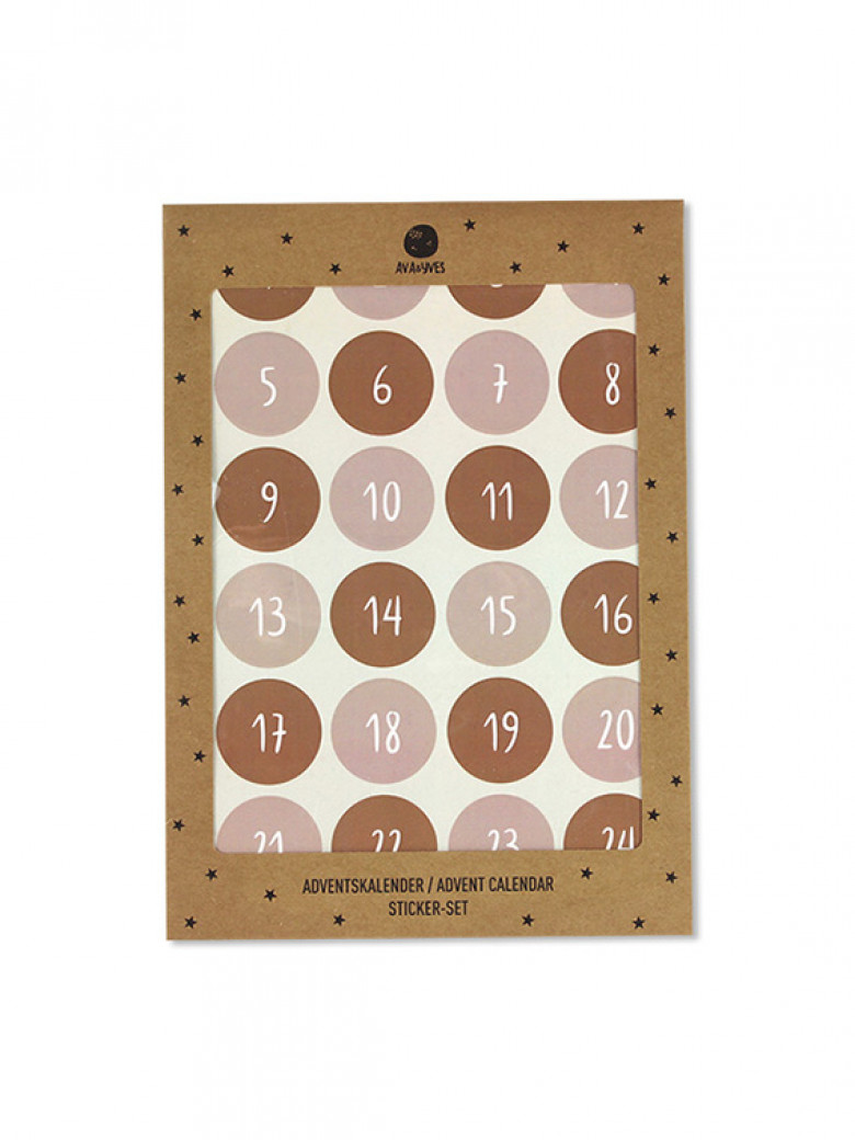 Making Things Ava&Yves Advent Calendar Sticker Set